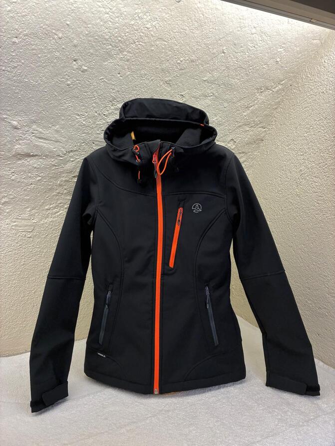 Anorak cremalleres taronja